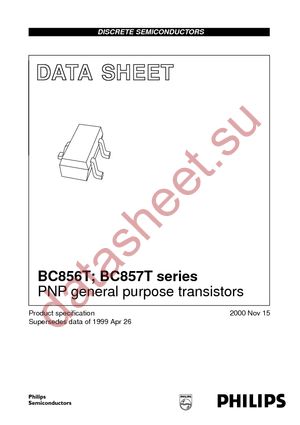 BC856AT T/R datasheet  
